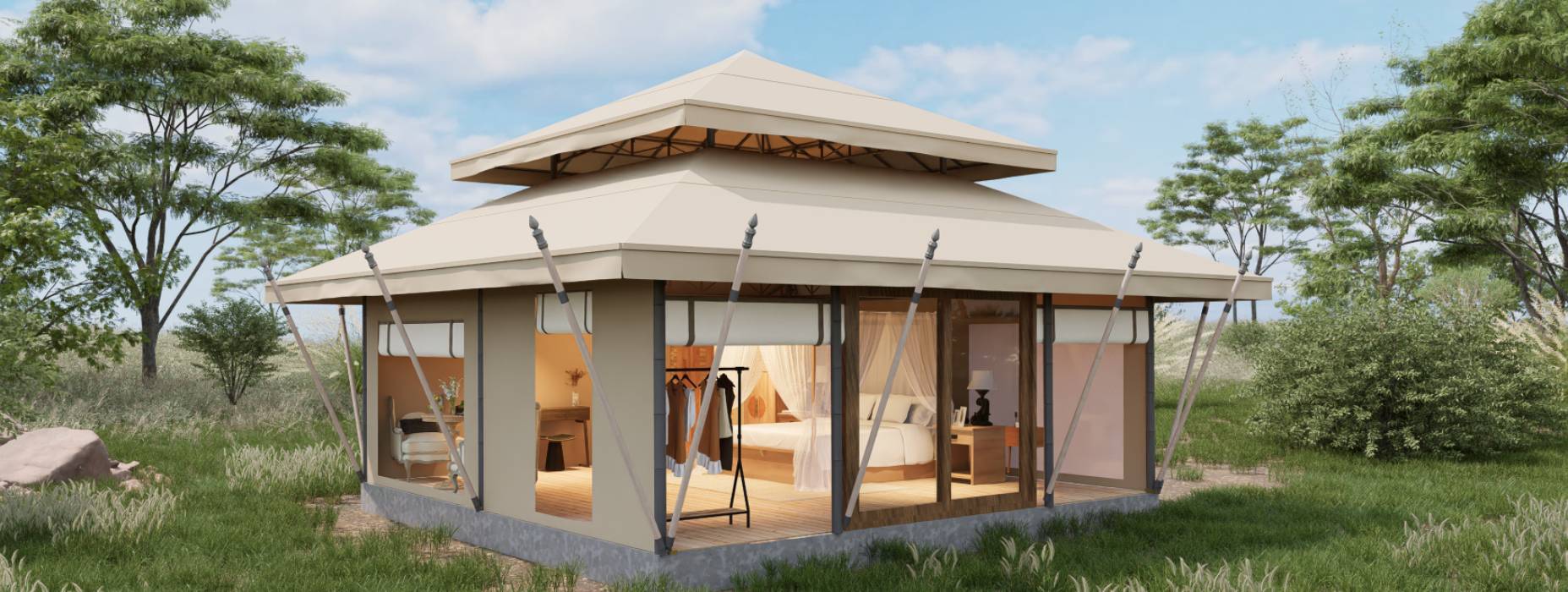 科尔沁左翼后旗户外野奢帐篷